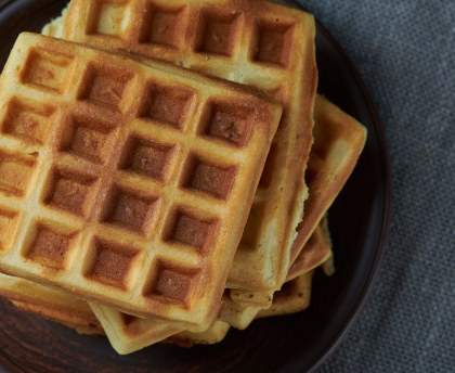 Gaufres légères à la crème