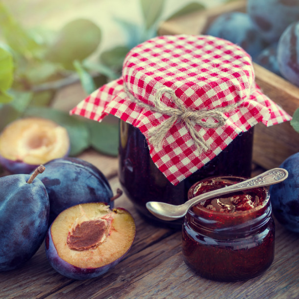 Gelée de prunes à l'extracteur de jus
