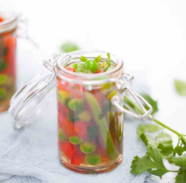Gelée de tomates aux légumes