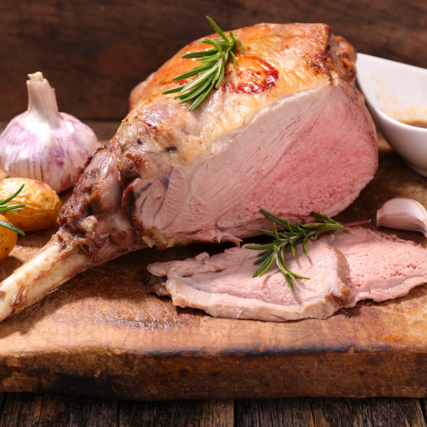 Gigot d'agneau en croûte de sel