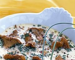 Girolles à la ciboulette