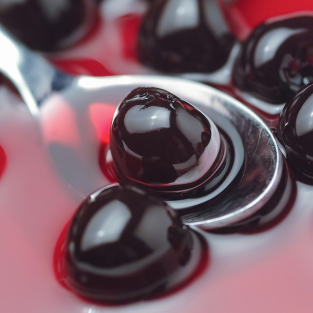 Glaçage aux cerises