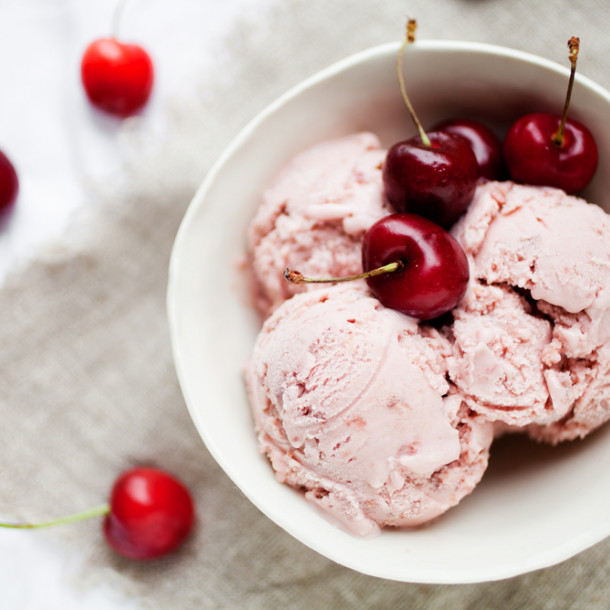 Glace à la cerise au Cookeo
