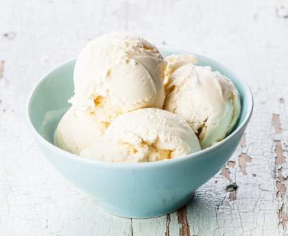 Glace à la vanille