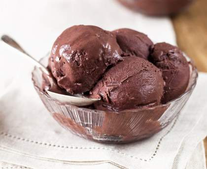 Glace au chocolat facile
