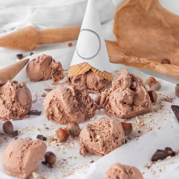 Glace au Kinder bueno au Thermomix