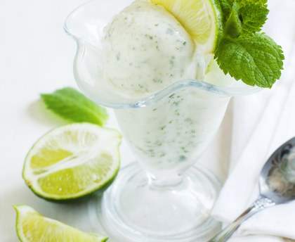 Glace au mojito