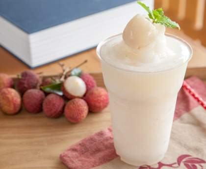 Glace aux litchis