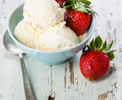 Glace aux meringues
