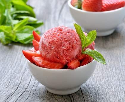 Glace Italienne aux fruits
