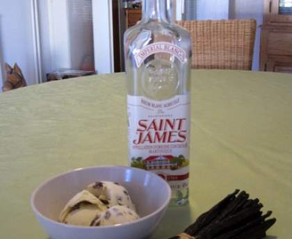 Glace rhum-raisins