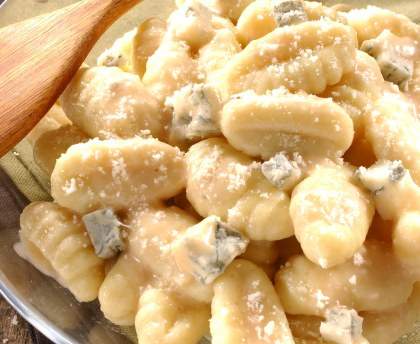 Gnocchi au gorgonzola et parmesan