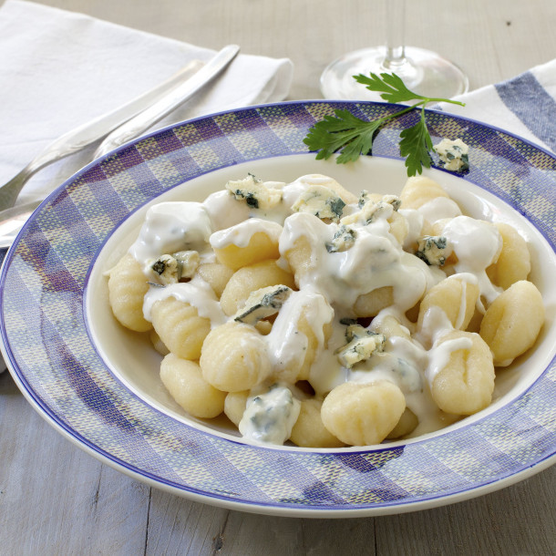 Gnocchis sauce au bleu d'Auvergne