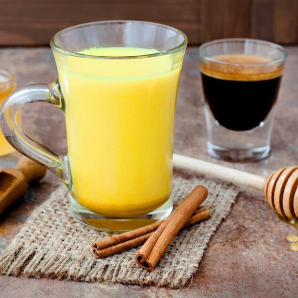 Golden latte au curcuma