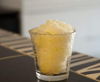 Granité de citron