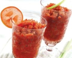 Granité de Tomates de France et toats à l'avocat