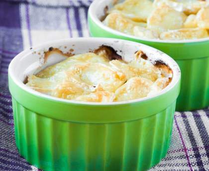 gratin au camembert