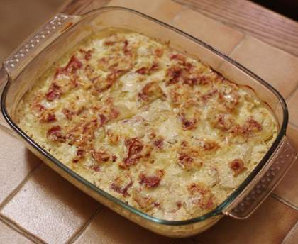 Gratin Dauphinois au Jambon Cru