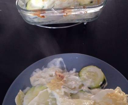 Gratin dauphinois aux courgettes