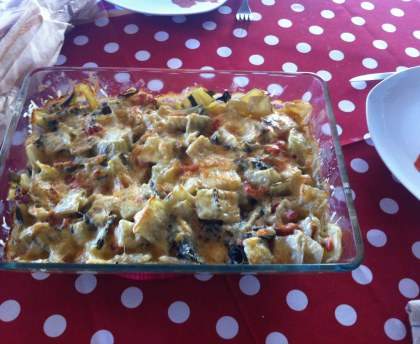 Gratin de bettes à la parmesane