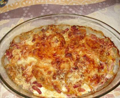 Gratin de butternut au chèvre