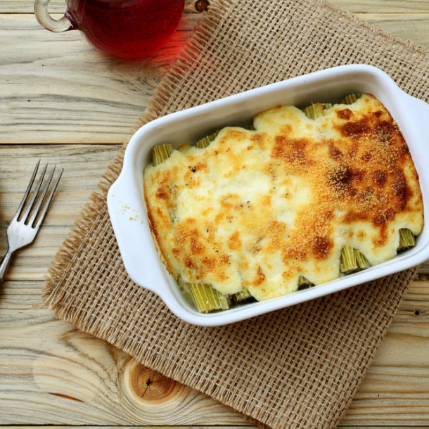 Gratin de cardons à la moelle