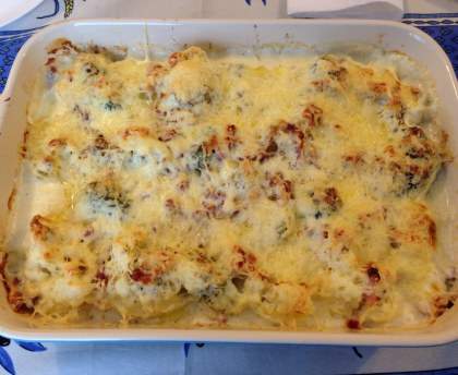 Gratin de choux fleur et de brocoli