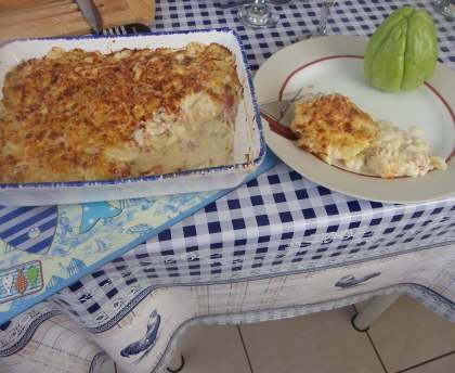 Gratin de christophine facile