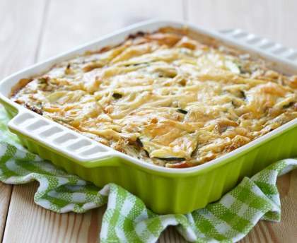 Gratin de courgettes à l'oseille