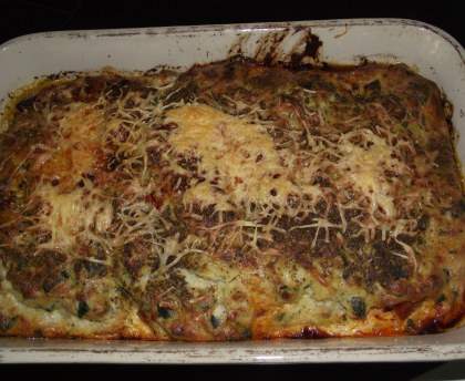 gratin de courgettes au chorizo
