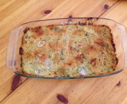 Gratin de courgettes façon risotto de mon enfance