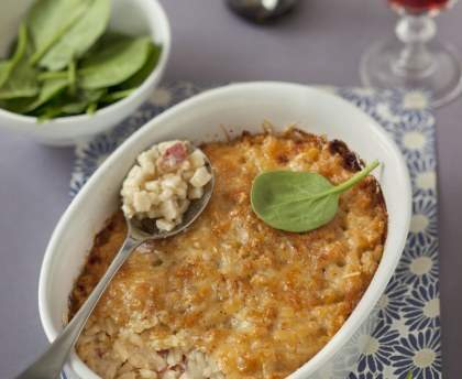 Gratin de crozets savoyard