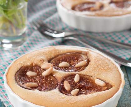 Gratin de figues aux amandes