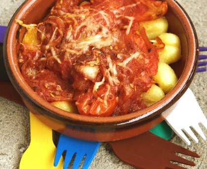 gratin de gnocchi aux tomates cerises