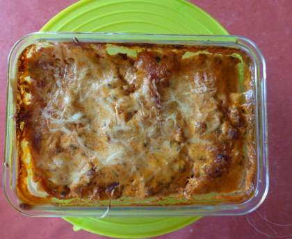 Gratin de jambon blanc