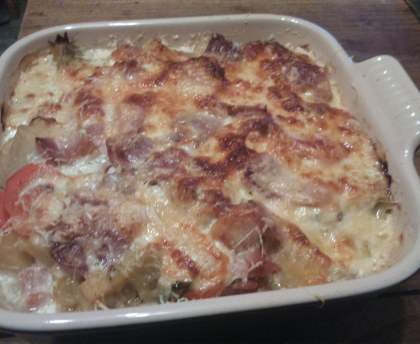Gratin de légumes à la Fourme d'Ambert