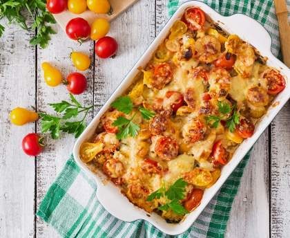 gratin de légumes léger