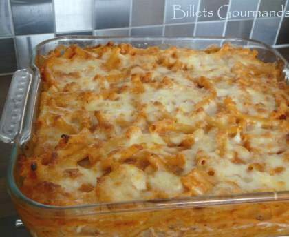 Gratin de macaroni à la feta