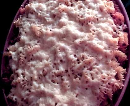 Gratin de macaronis à la bolognaise