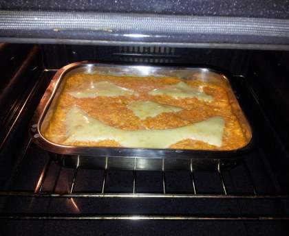 Gratin de pâtes au potiron