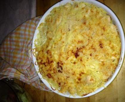 Gratin de pâtes au poulet