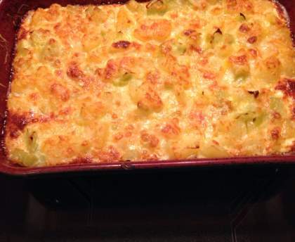 Gratin de poireaux et pommes de terre