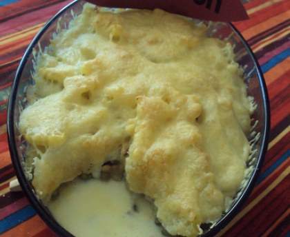 Gratin de pomme de terre aux légumes