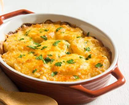 Gratin de pommes de terre à la viande hâchée