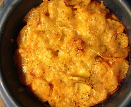 Gratin de pommes de terre au surimi
