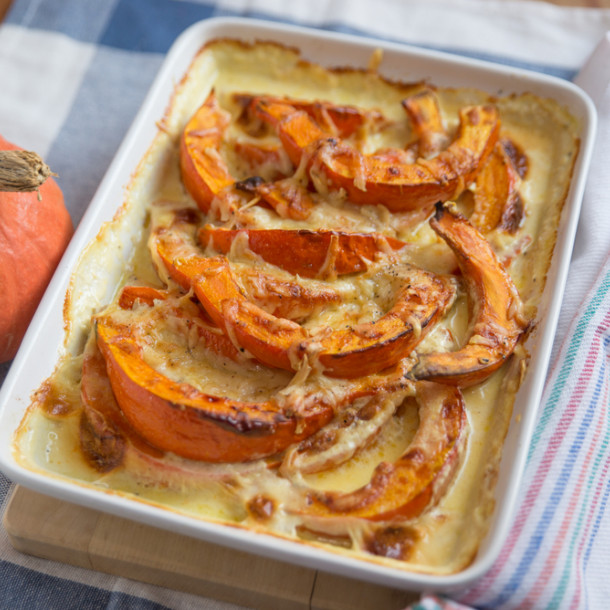 Gratin de potimarron avec la peau