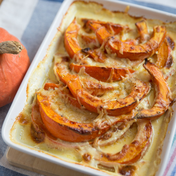Gratin de potimarron et patate douce