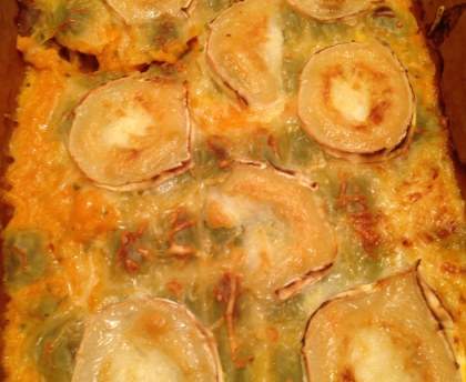 Gratin de ravioles au potiron