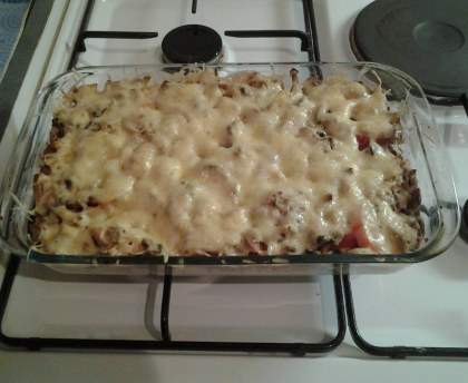 Gratin de tomates à la viande