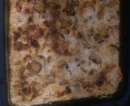 Gratin d'endives régime jambon/champignons